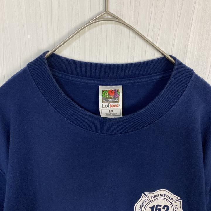 【人気】フルーツオブザルーム☆tシャツ ファイヤーパターン　バックプリント