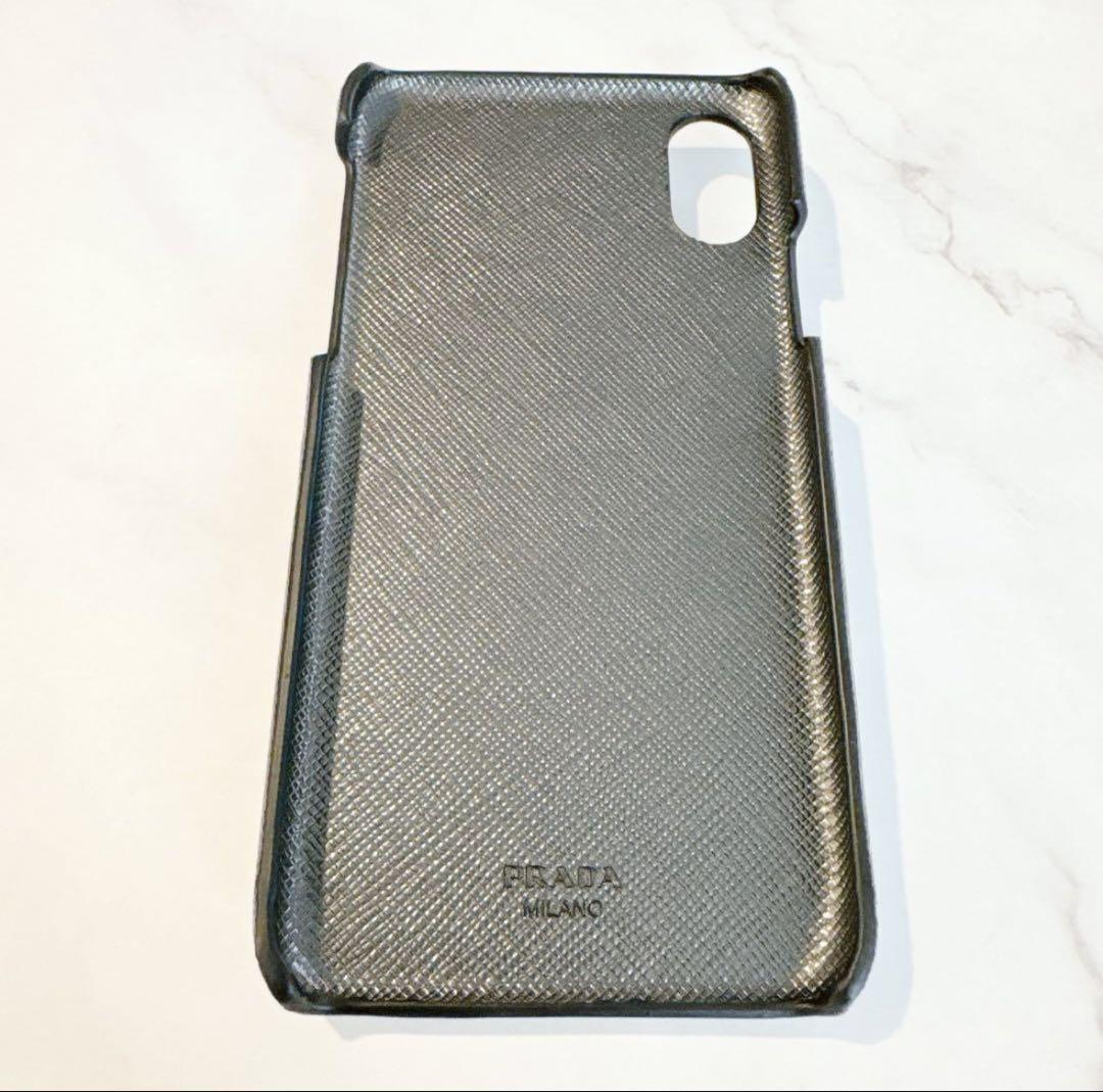 ロゴ目立つ◆PRADA◆プラダ スマホケース リング付き iPhone X/Xs ロゴ目立つ◇PRADA◇プラダ スマホケース リング付き iPhone X/Xs