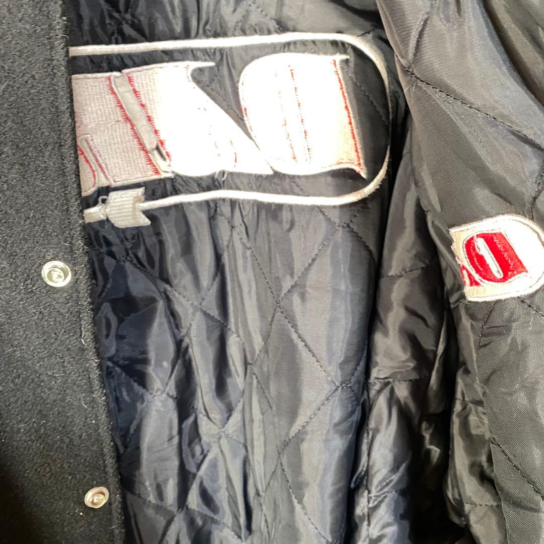 USA製 Hollway ホロウェイ スタジャン 袖レザー USA製 Hollway ホロウェイ スタジャン 袖レザー