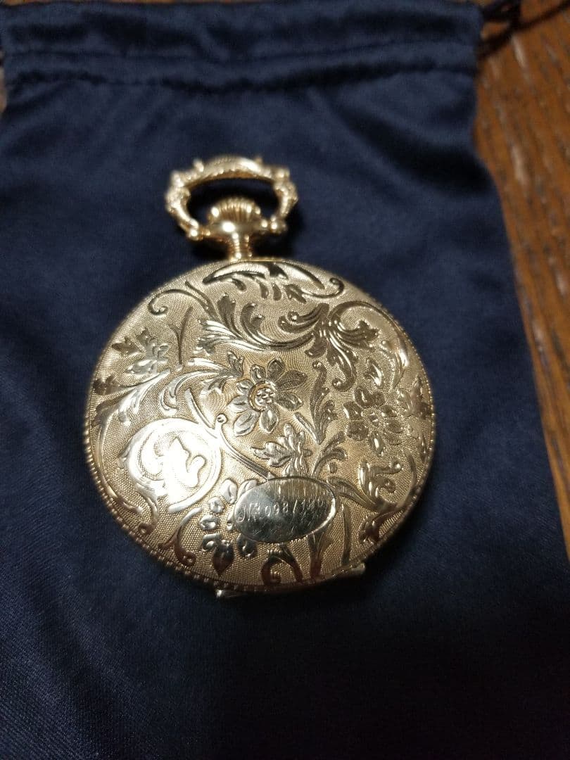 HEBDOMAS 18金 懐中時計 チソット 8日巻き セトダイヤル 完動品 HEBDOMAS 18金 懐中時計 チソット 8日巻き セトダイヤル 完動品