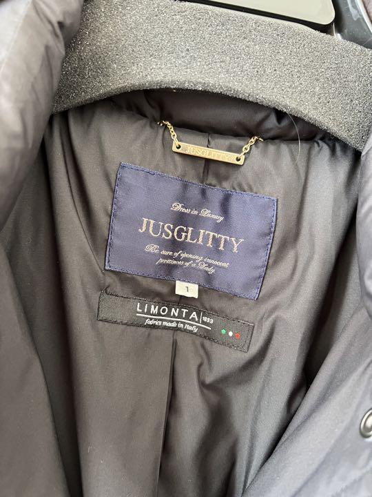 JUSGLITTY ジャスグリッティー リモンタダウン ダウンコート　ファー付き