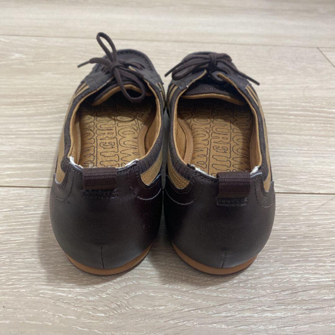 極美品 ASICS アシックス フラットシューズ バレエシューズ 24cm