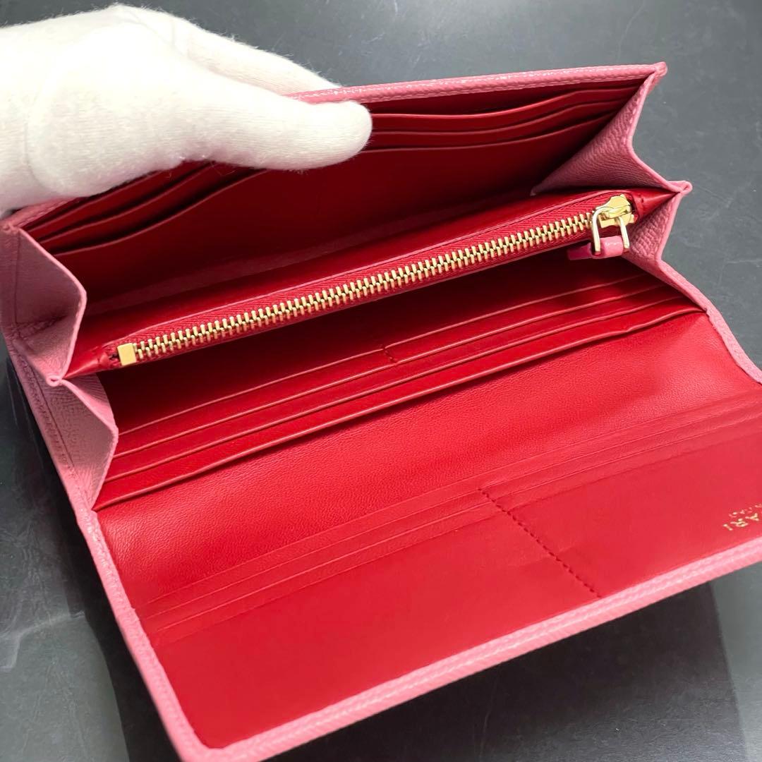 未使用保管品/BVLGARI/ブルガリ/長財布/財布/ピンク/美品 未使用保管品/BVLGARI/ブルガリ/長財布/財布/ピンク/美品