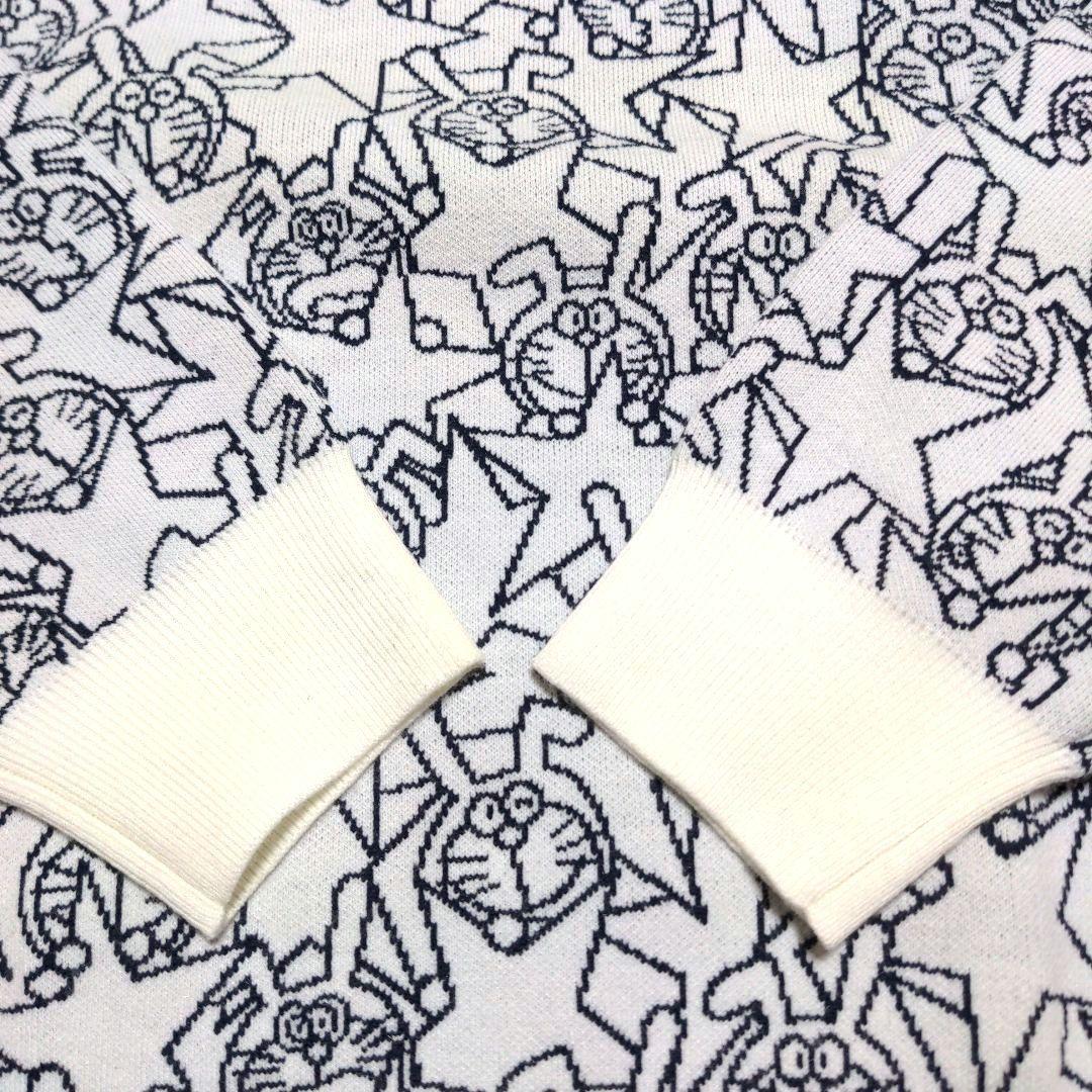 新品 ジャックバニー ニット5 ドラえもん 白 メンズ定価19800円 新品 ジャックバニー ニット5 ドラえもん 白 メンズ定価19800円