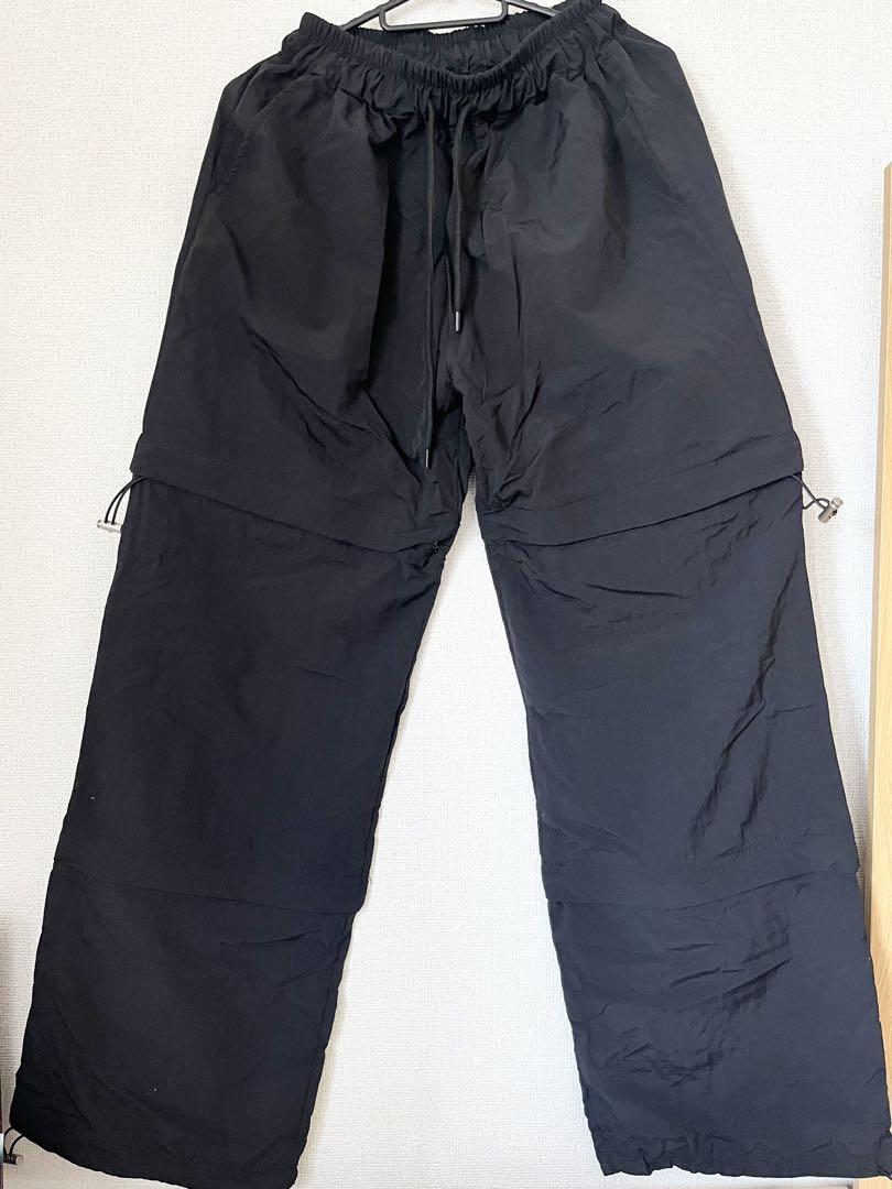 uenui ウニュイ many way pants ナイロンパンツ Black