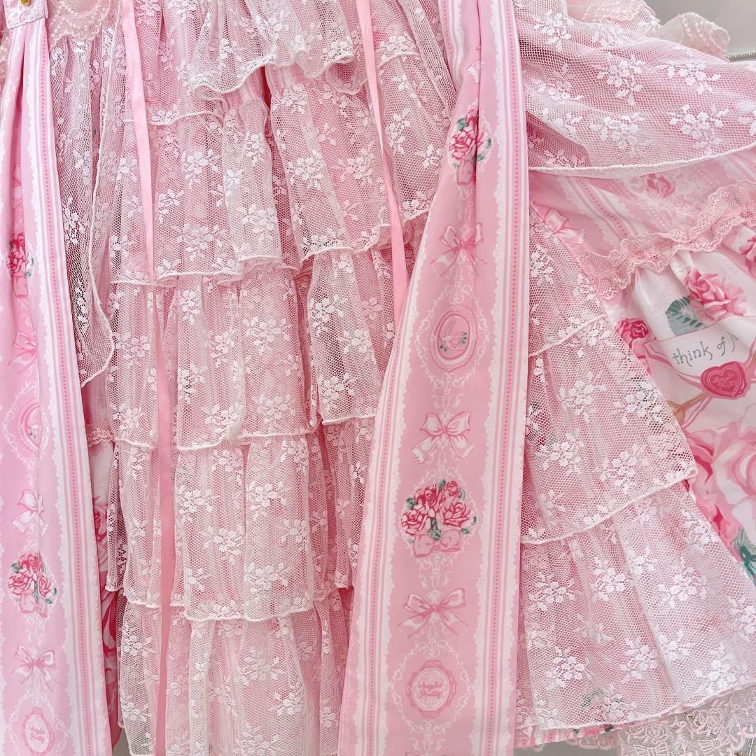angelic pretty Romantic Rose Letterワンピース