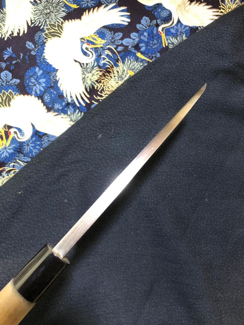 【研ぎ済み】銀紙三号・水牛口 都菊一文字 出刃包丁 和包丁 ナイフ 料理 釣り 【研ぎ済み】銀紙三号・水牛口 都菊一文字 出刃包丁 和包丁 ナイフ 料理 釣り