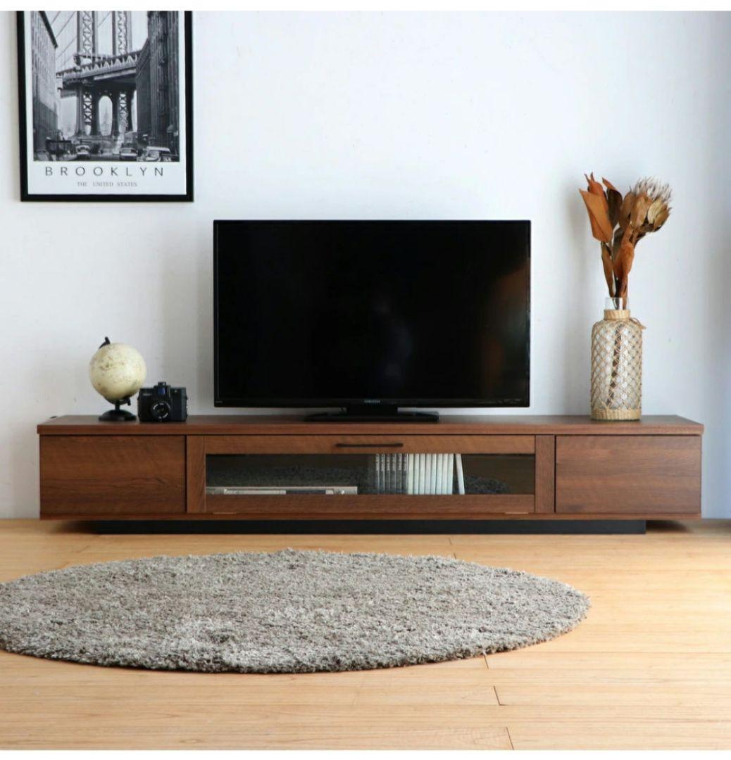 180cm テレビ台 ダークブラウン テレビ台 180cm ローボード ダークブラウン - メルカリ