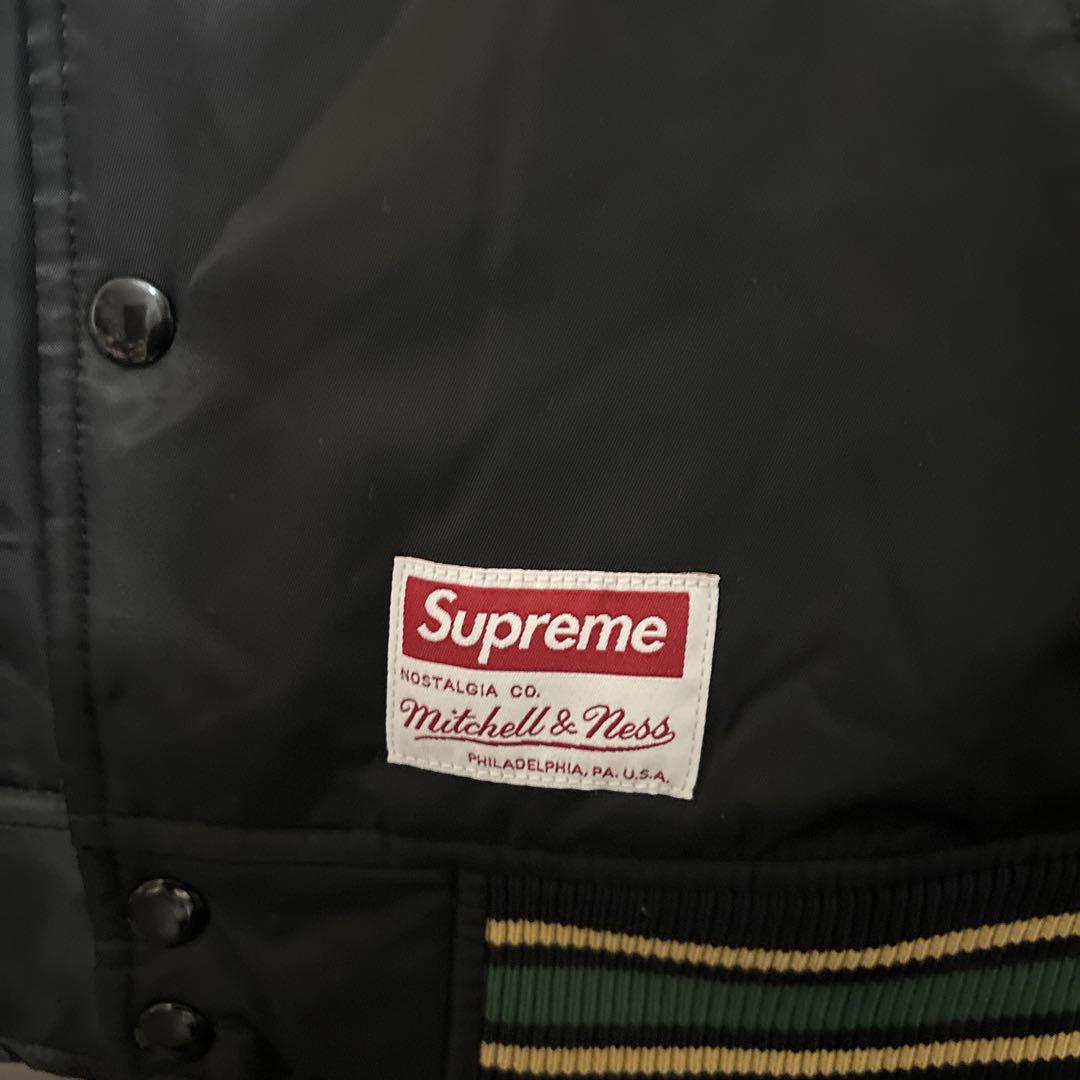 ジャケット・アウター Supreme Mitchell & Ness Camo LogoVarsity
