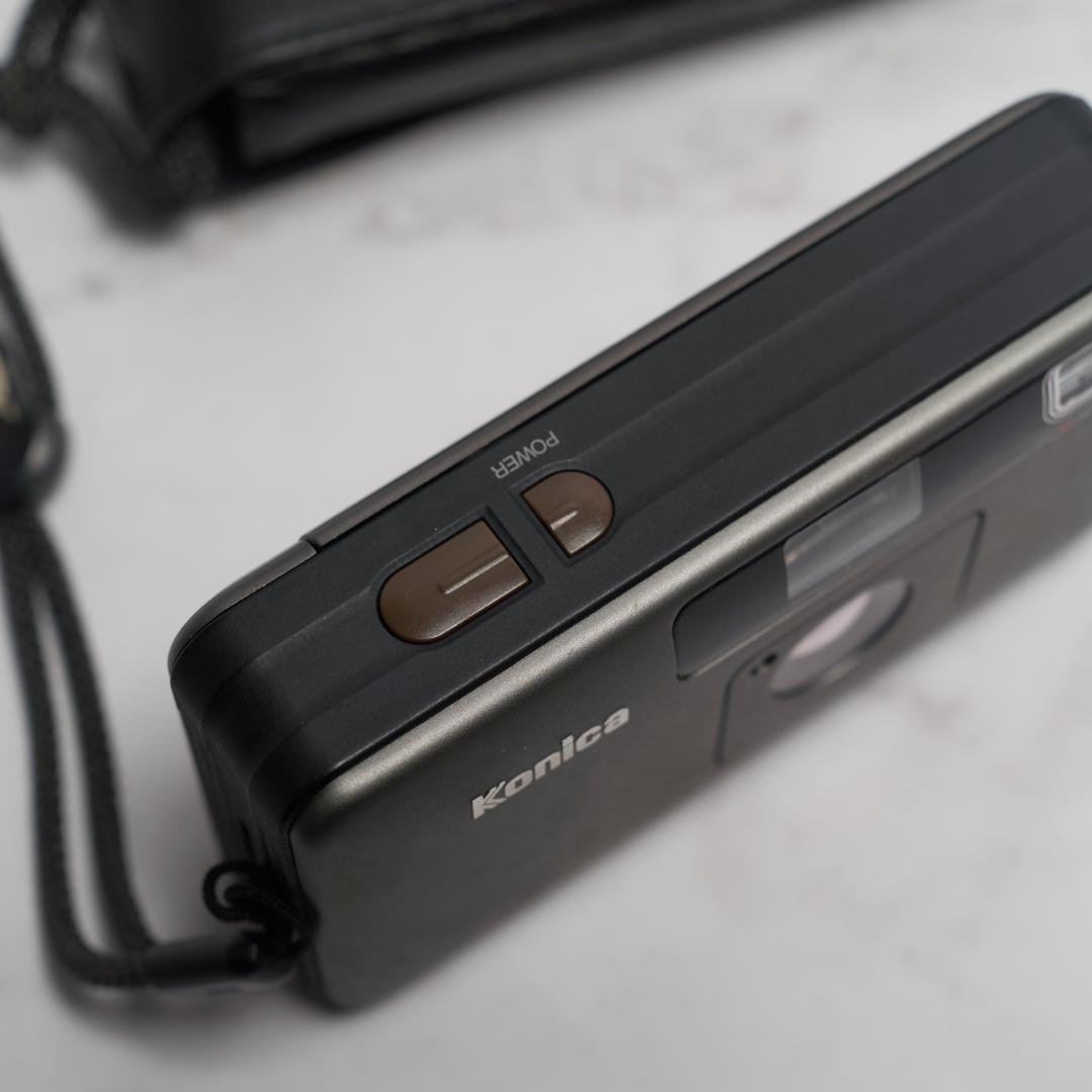 Konica Big mini BM-201 コンパクトフィルムカメラ ケース付