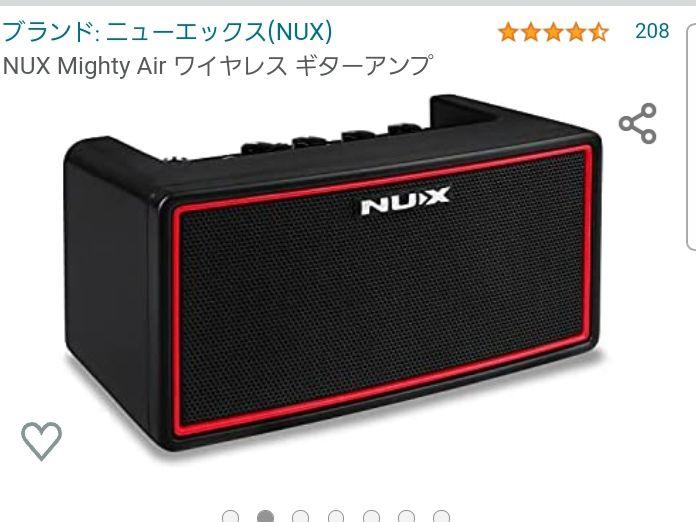 2021年春の NUX Mighty Air ワイヤレス ギターアンプ fucoa.cl 格安公式サイト Mighty NUX Air アウトレット ギターアンプ ワイヤレス アンプ