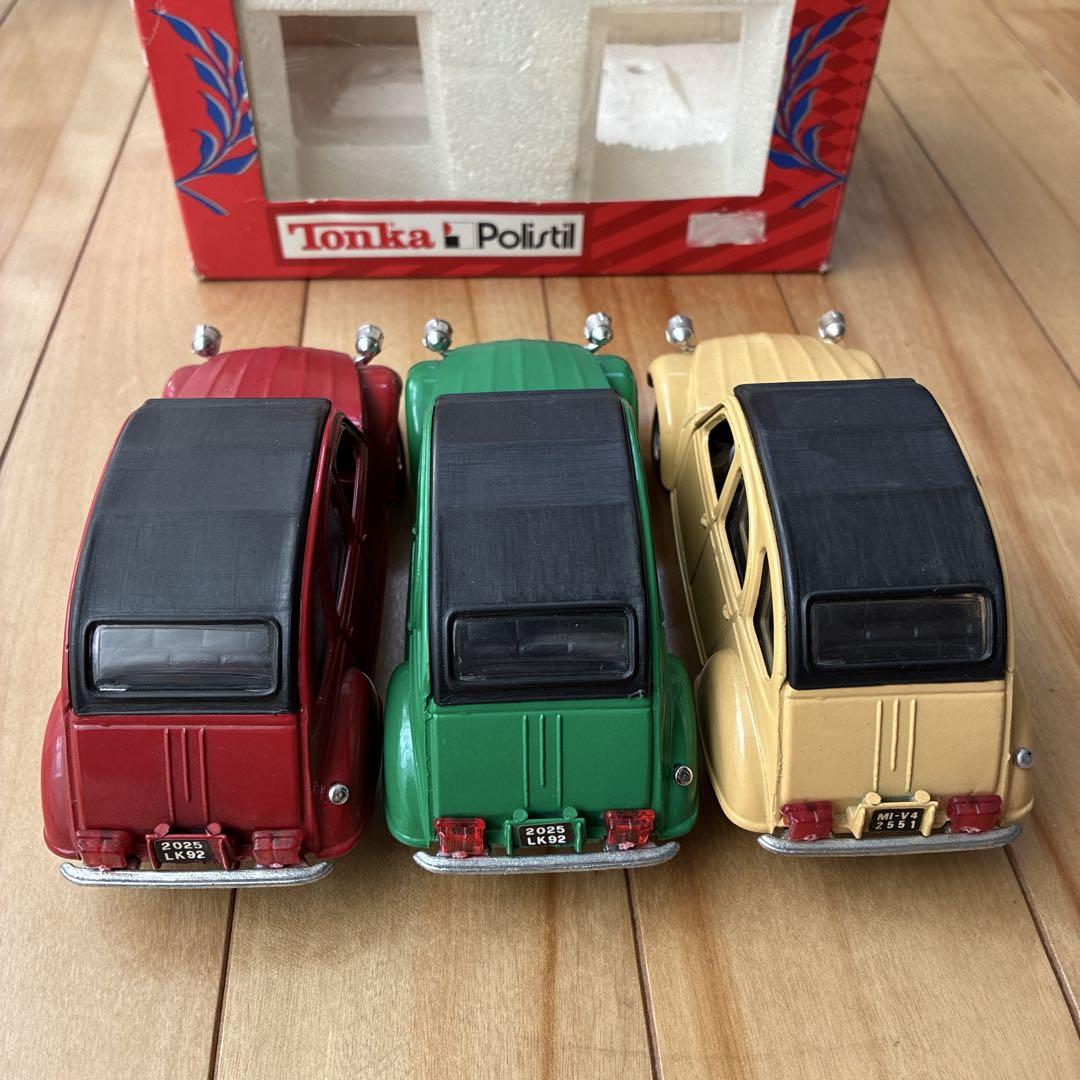 シトロエン 2CV3台　Polistil