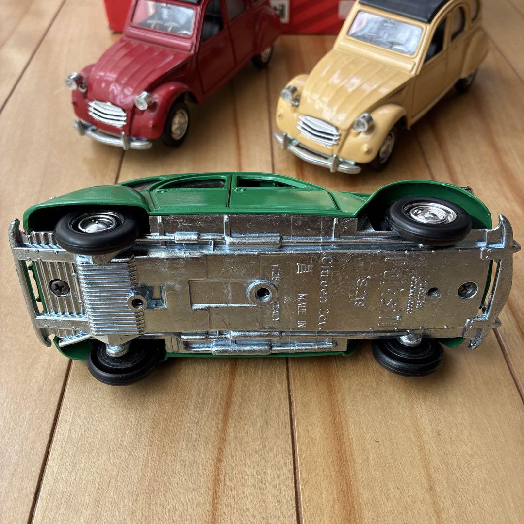 シトロエン 2CV3台　Polistil
