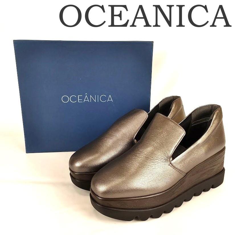新品未使用 OCEANICA オセアニカ 厚底 スリッポン 24.0cm 靴