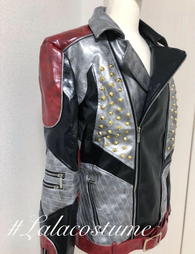 公式ファッションブランド通販サイト 即購入⭕️ レザージャケット カルロス ディセンダント Sサイズ コスプレ衣装