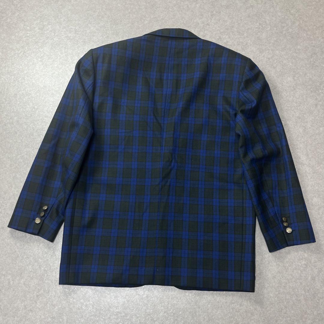 ー品販売  OLD 90s- CLAUDE 古着 チェック スクールジャケット CROSS ジャケット・アウター