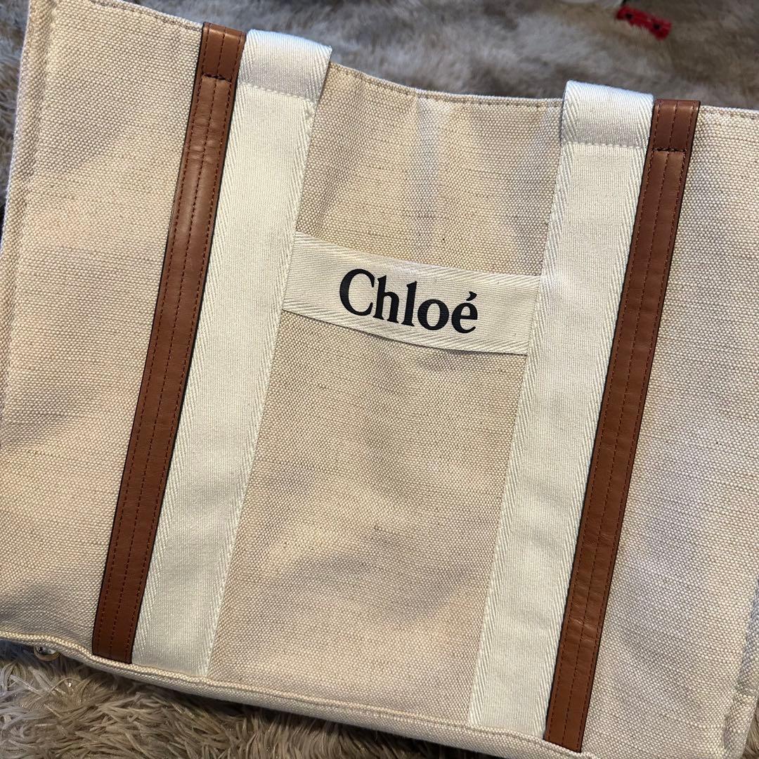Chloé キャンバス トートバッグ 大容量 マザーズバッグクロエ Chloé キャンバス トートバッグ 大容量 マザーズバッグクロエ
