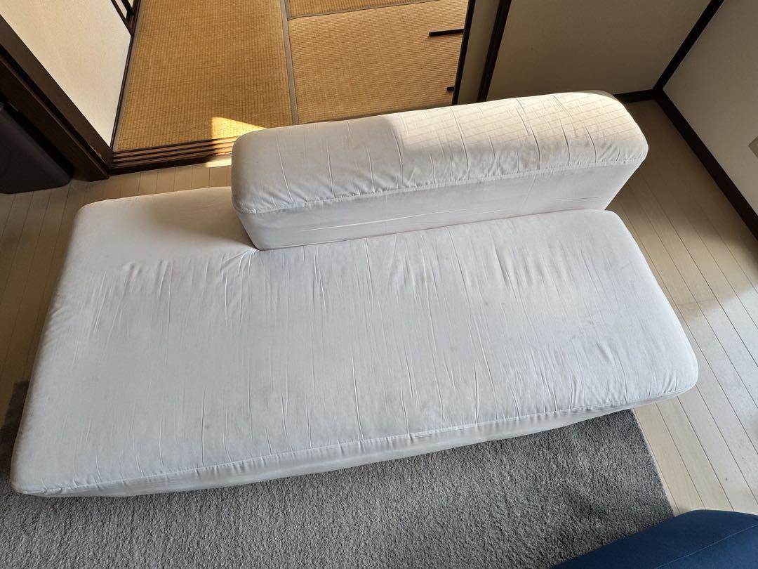 安く 買う家具・インテリア - 無印良品 ソファー（オットマンは