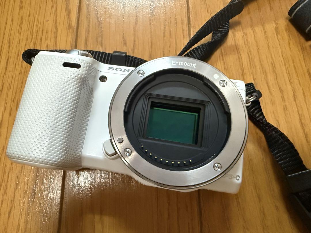 動作確認済 SONY デジタル一眼カメラ NEX-5R ホワイト