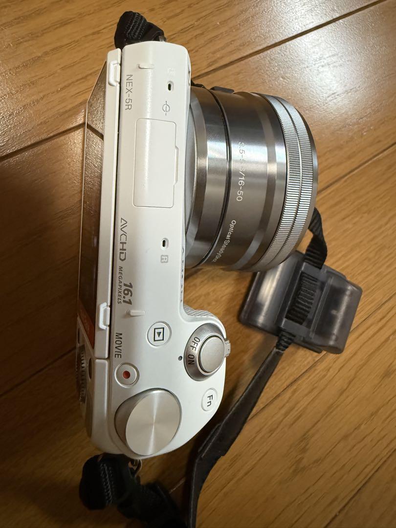 動作確認済 SONY デジタル一眼カメラ NEX-5R ホワイト