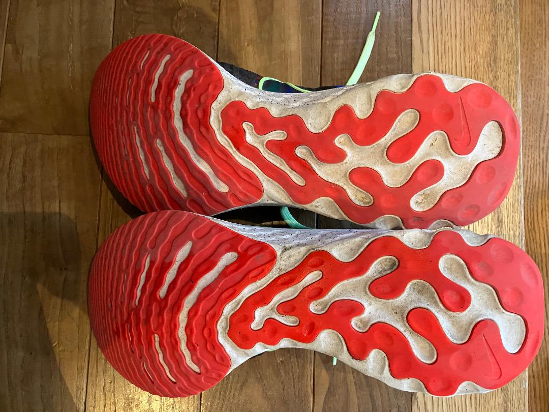 Nike リアクトインフィニティ29㎝青/黒/緑/赤