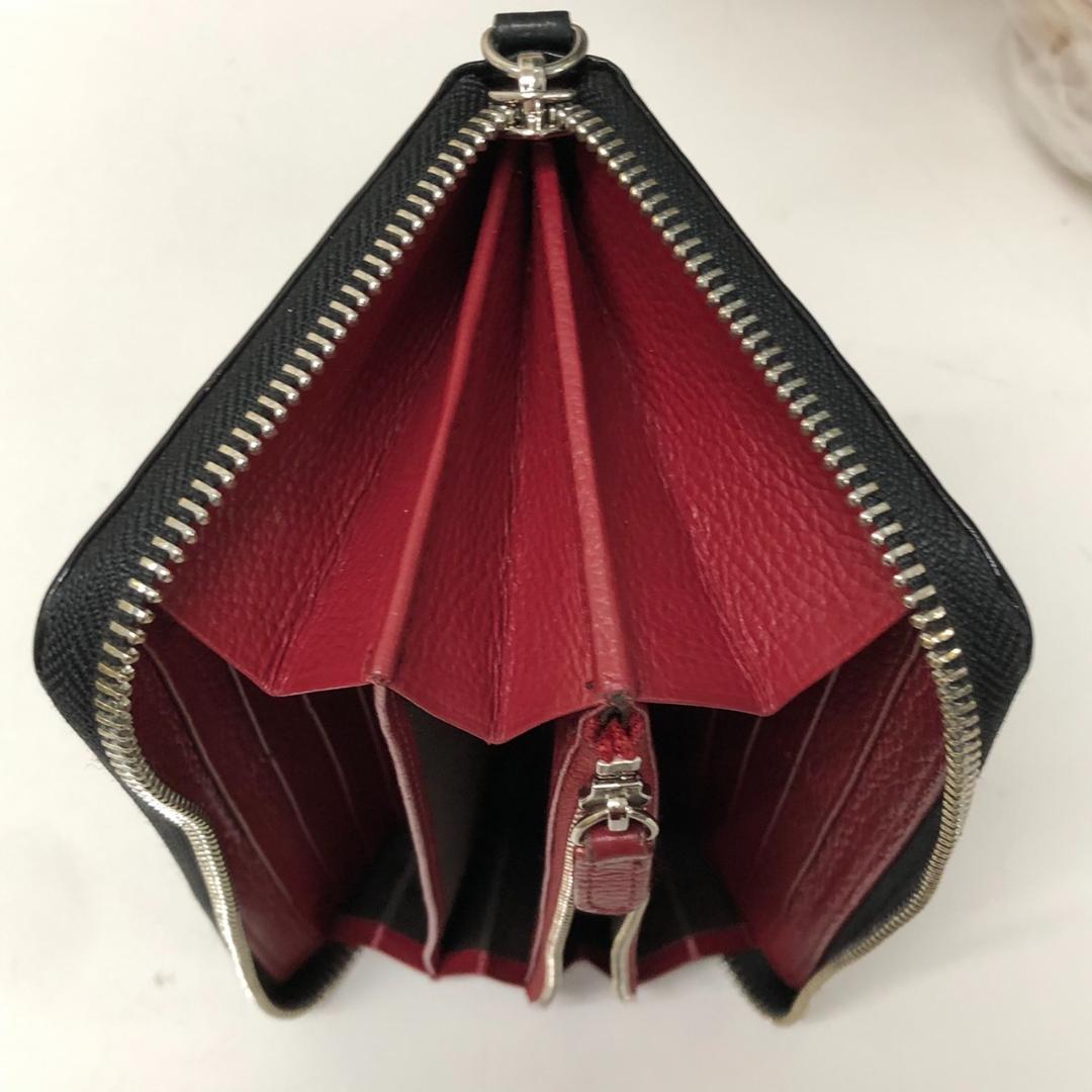 明　HALEINE オーストリッチ 長財布