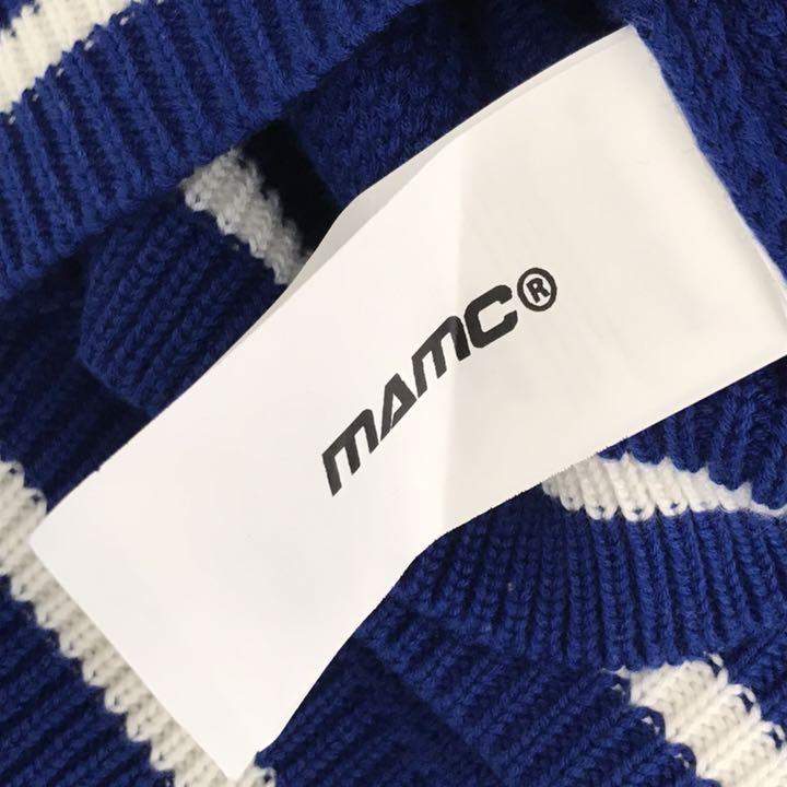 新作限定SALE 美品 mamc カーディガン L ブルー f7jm3-m98220550693 お得再入荷