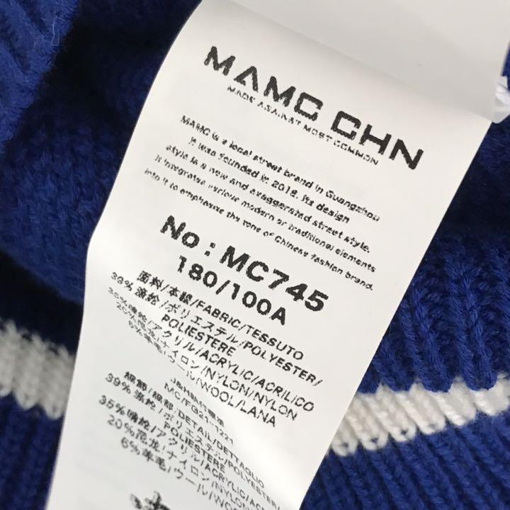新作限定SALE 美品 mamc カーディガン L ブルー f7jm3-m98220550693 お得再入荷