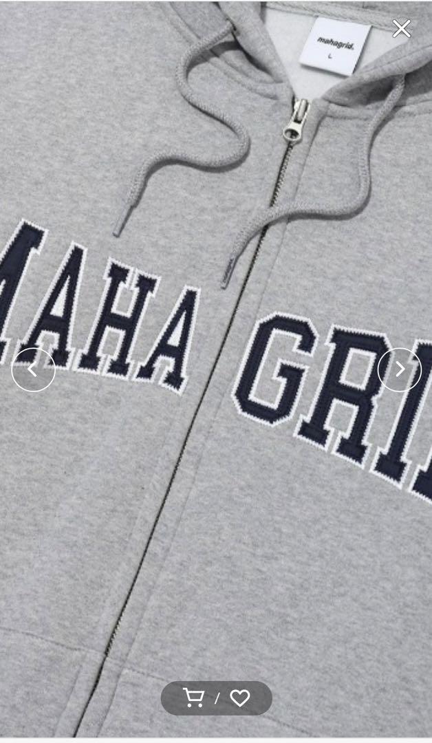 mahagrid ZIP UP HOODIE ジップアップパーカー 裏起毛