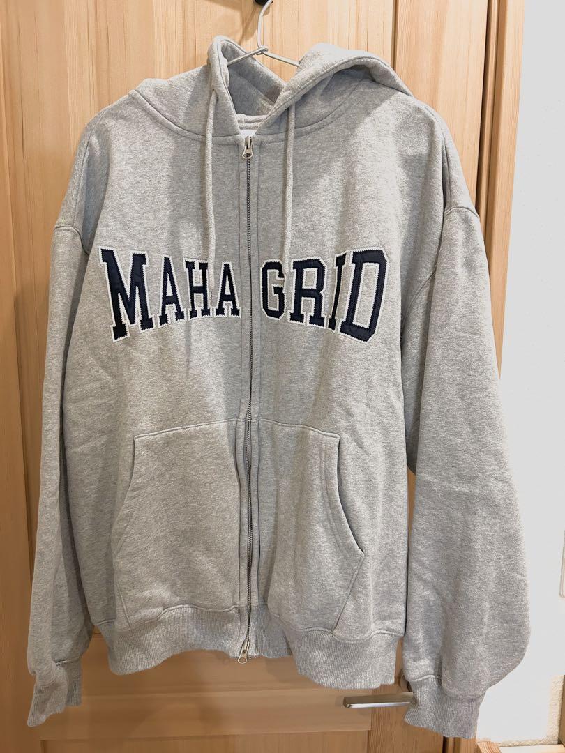 mahagrid ZIP UP HOODIE ジップアップパーカー 裏起毛