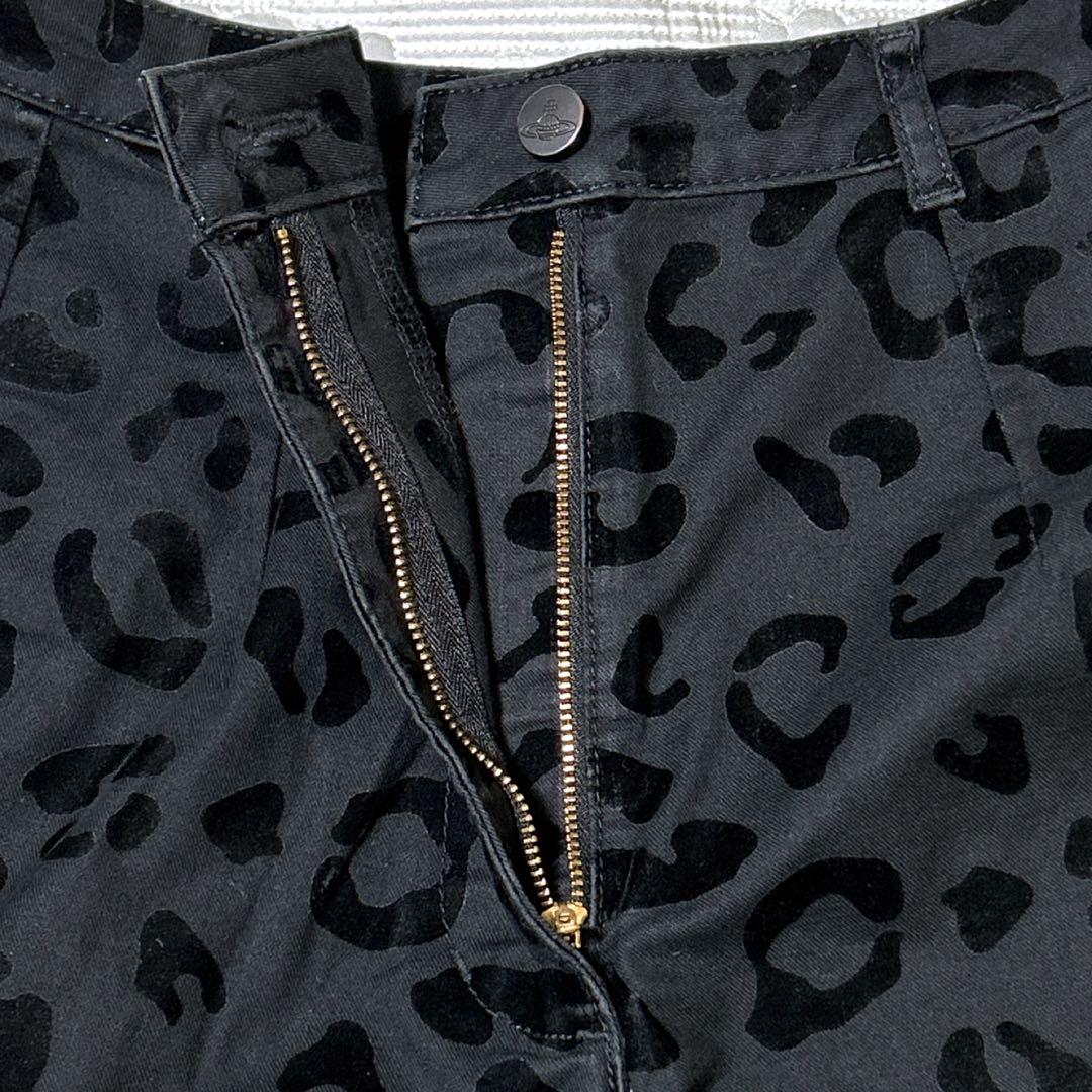 VIVIENNE WESTWOOD オーブボタン オーブ柄 レオパード パンツ