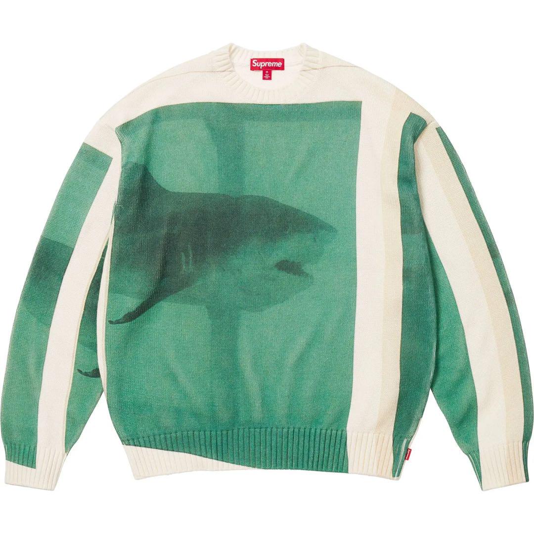 【L】Supreme Damien Hirst Sweater White