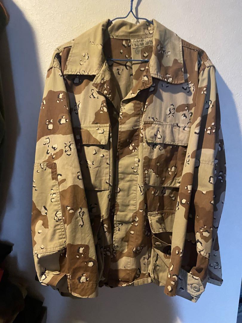 USED チョコチップカモ　米軍ジャケット