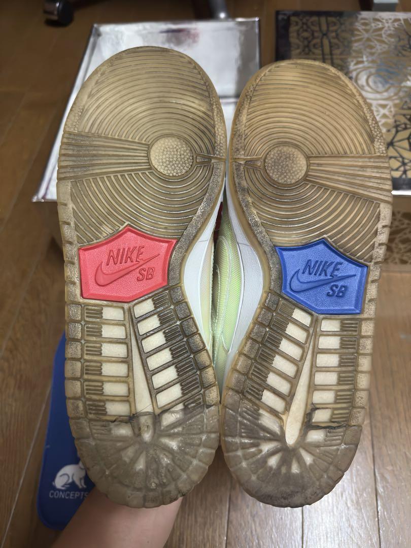 靴 nike dunk sb low concepts grail 28cm