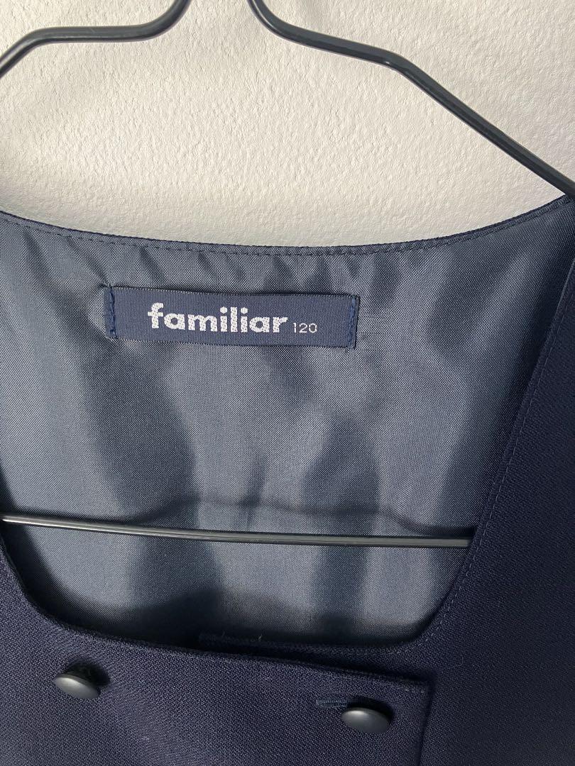 familiar ネイビー ジャケットとドレス セット