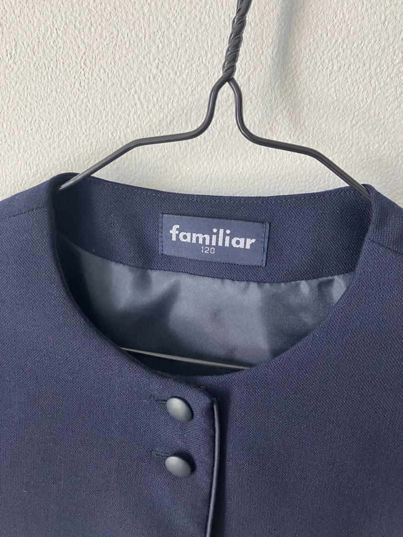familiar ネイビー ジャケットとドレス セット
