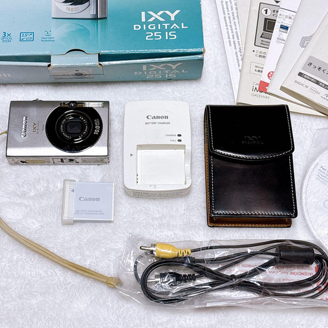 Canon IXY DIGITAL 25 IS キャノン デジカメ シルバー