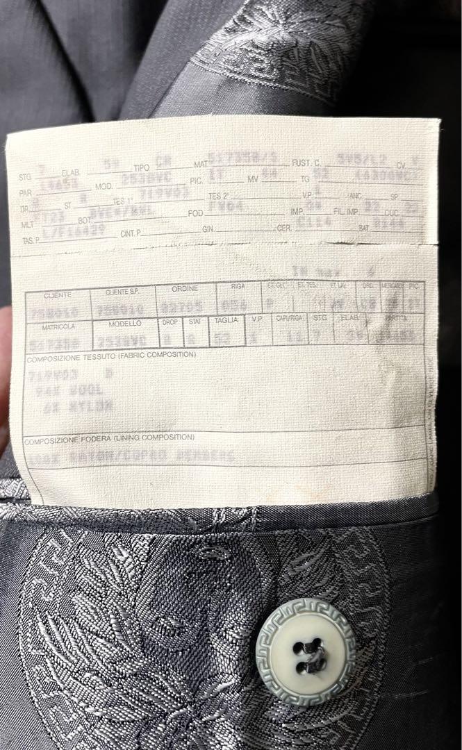 最終値下げ美品ヴェルサーチ ダブルセットアップ メドゥーサ柄VERSACE XL