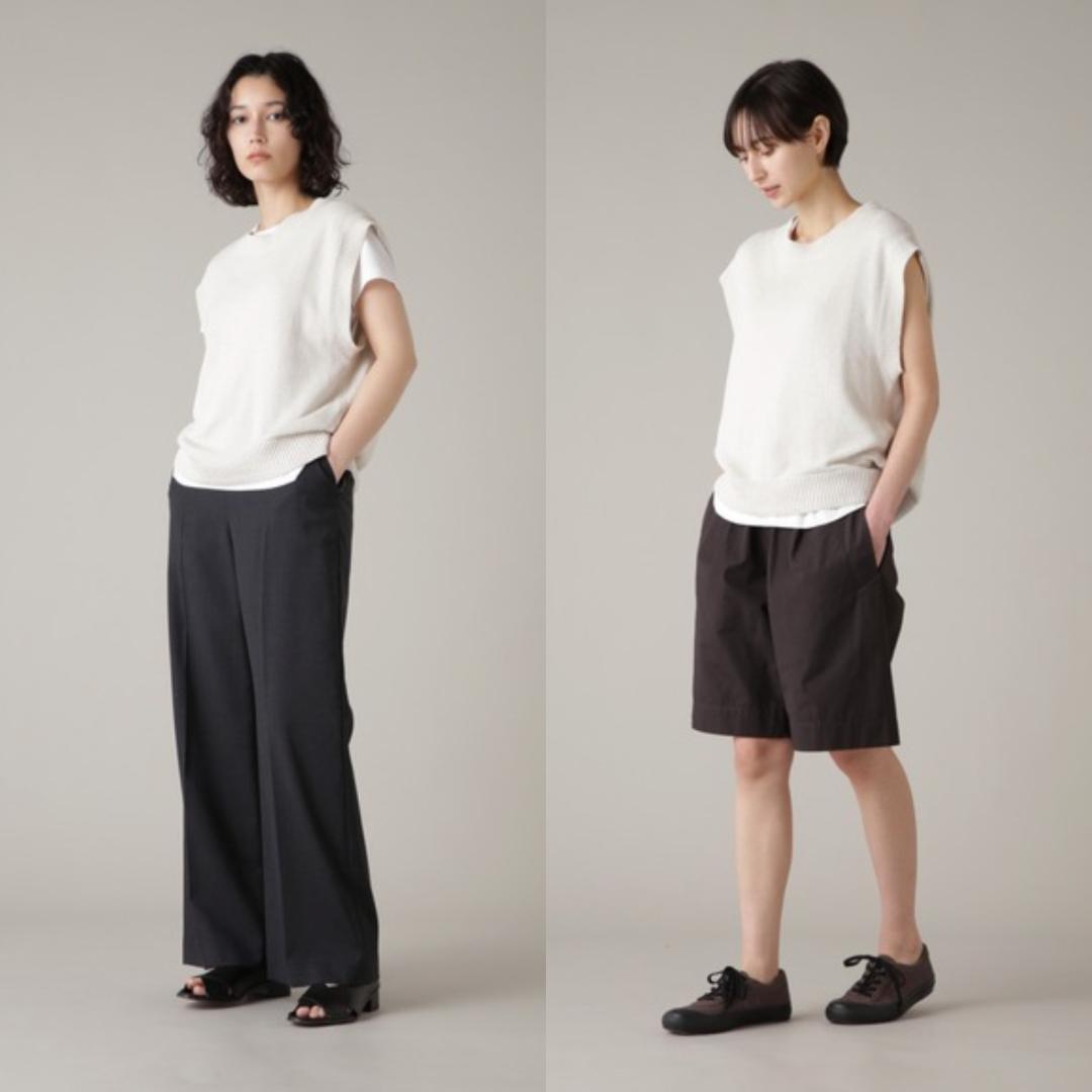 美品 MHL 24SS マーガレットハウエル コットンリネン ベスト 白 2