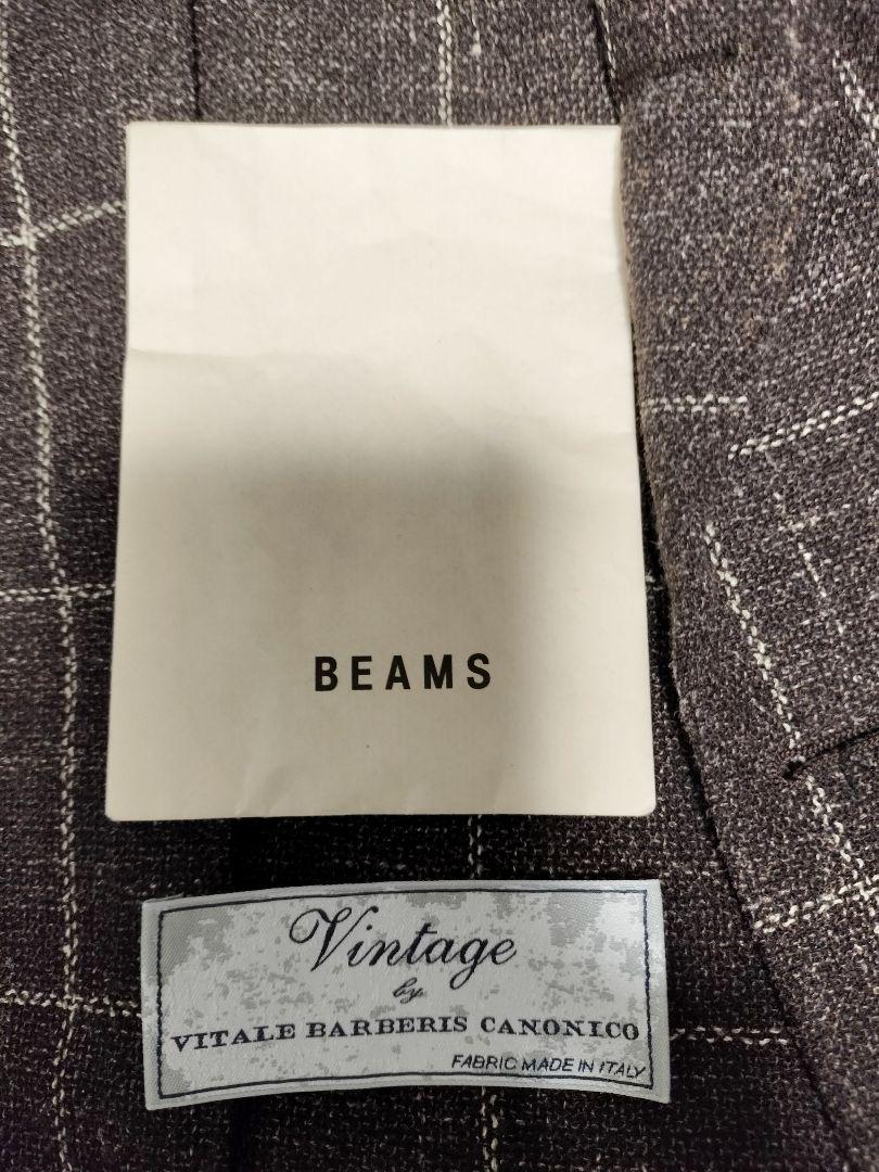 BEAMS F イタリア生地 ウィンドーペーンジャケット