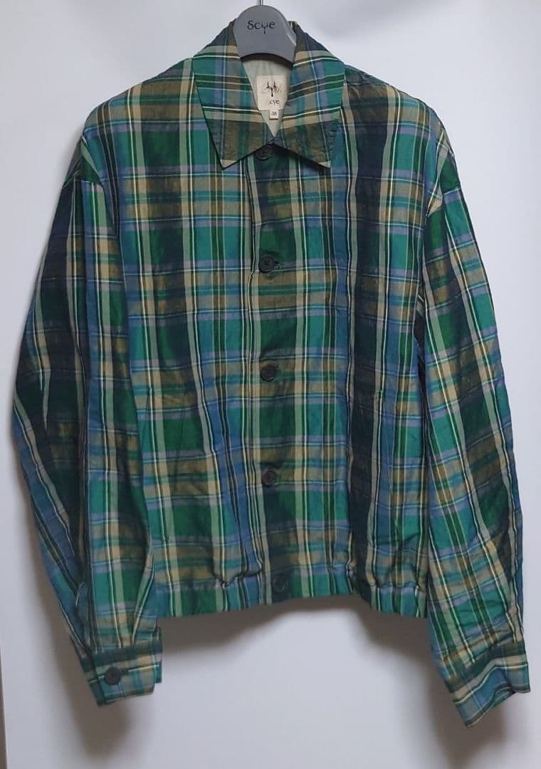 正規品!正規品!Scye コットンリネン シャツブルゾン ブルゾン
