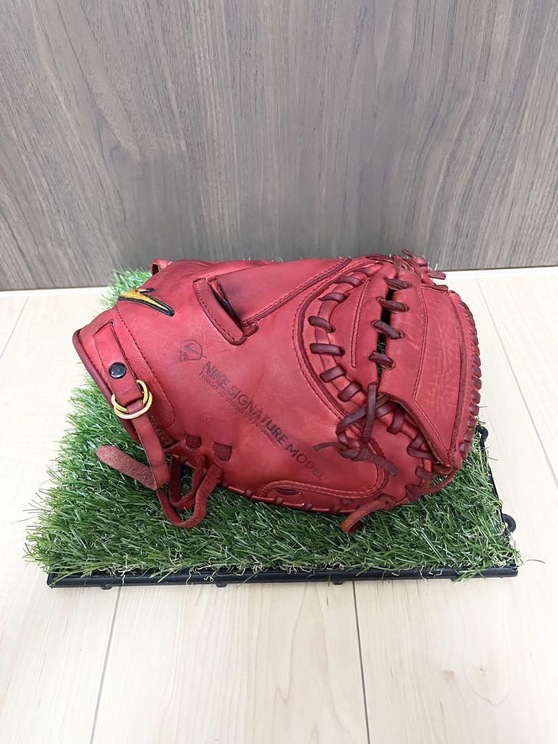 廃盤品！城島型　ナイキ少年軟式　野球キャッチャーミット