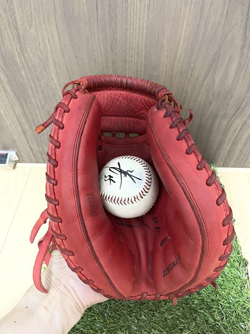 廃盤品！城島型　ナイキ少年軟式　野球キャッチャーミット