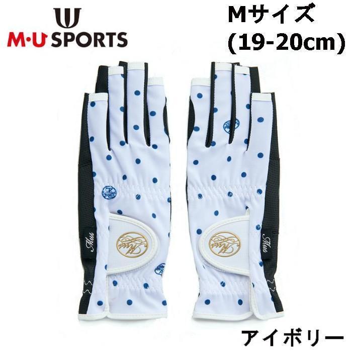 M・U SPORTS MU SPORTS MUスポーツ レディース ゴルフ グローブ
