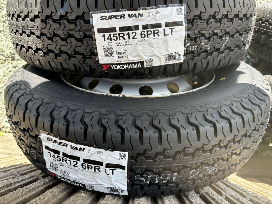 フリ様専用 ヨコハマ k355 145R12 6PR LT 24年製新品 画像1