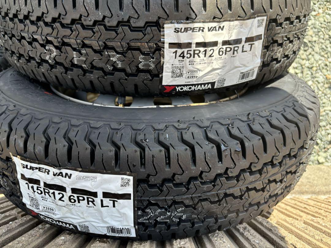 フリ様専用 ヨコハマ k355 145R12 6PR LT 24年製新品 画像2