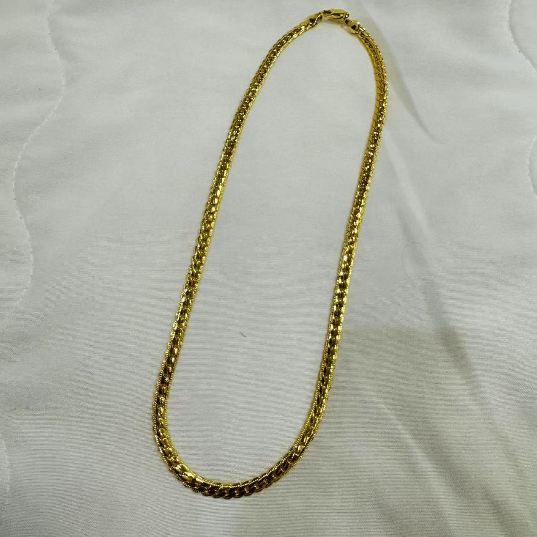 18K刻印ありゴールドネックレスお値下げ可 ゴールド 18K刻印/ネックレス - メルカリ