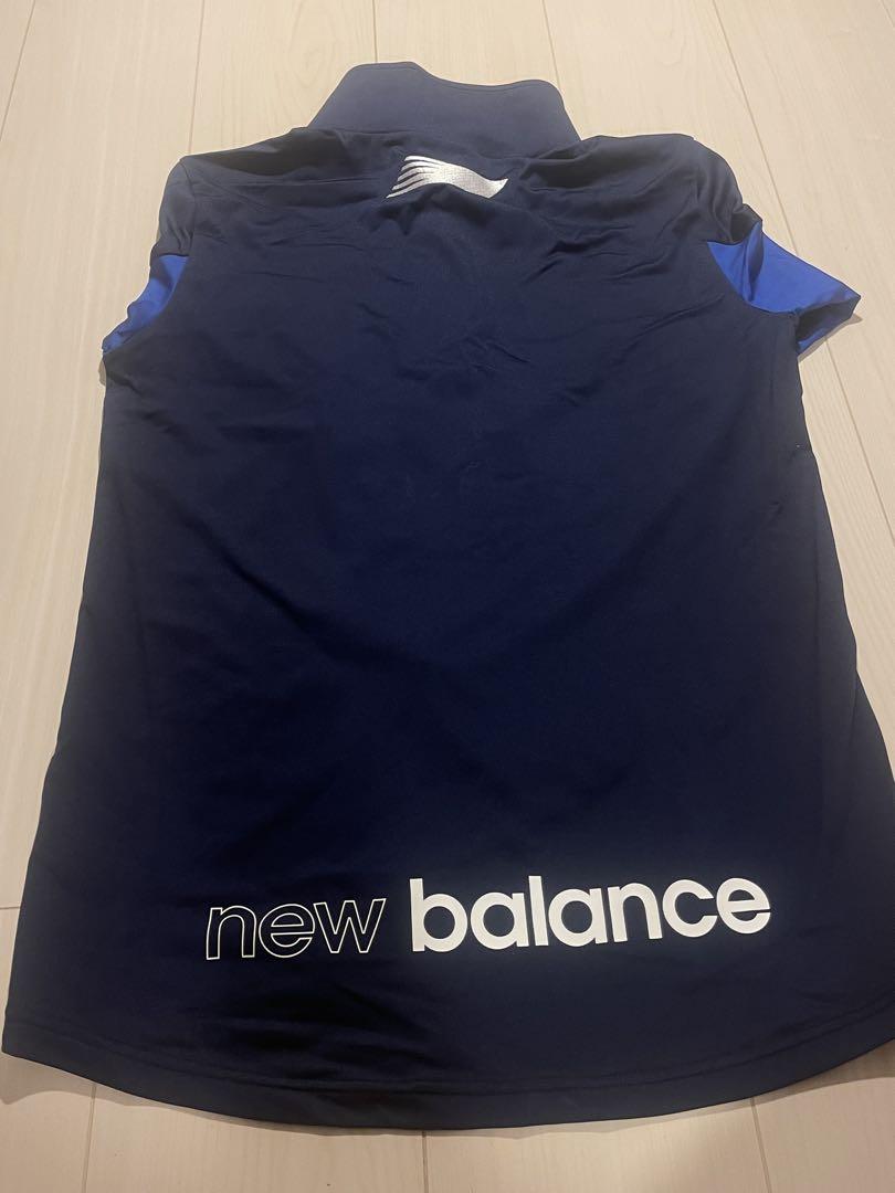 上下セット❗️new balance ピステ・ウィンドブレーカー ネイビー/ブルー