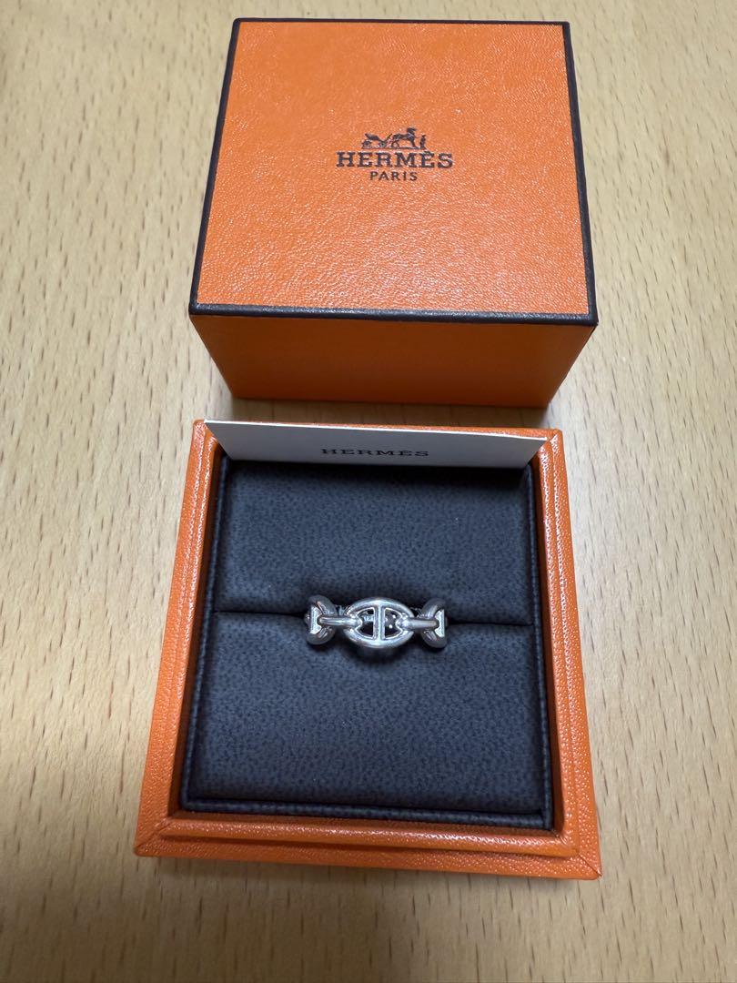 HERMES エルメス リング アンシェネ PM Enchainee Ring