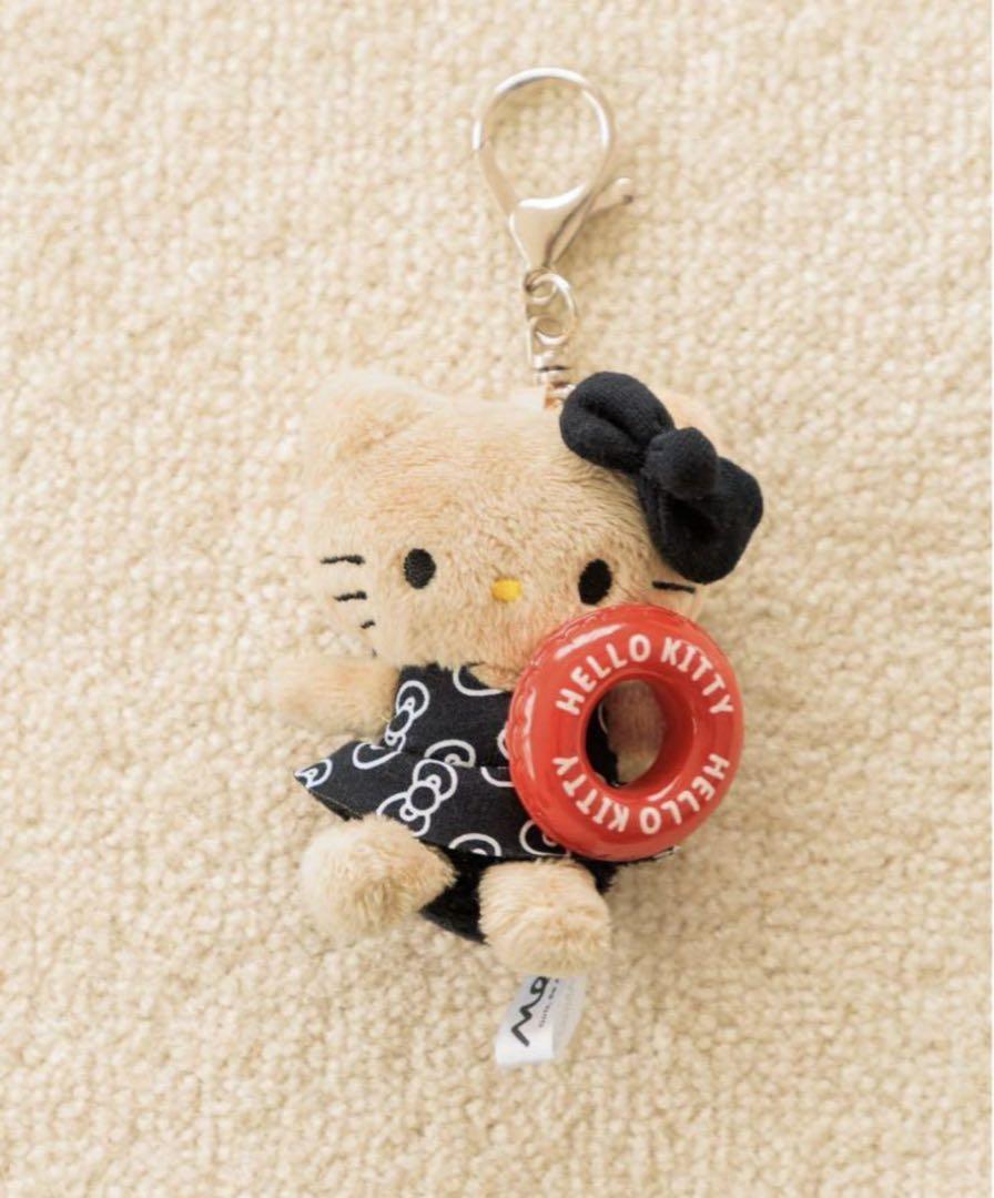 新品　me %ローリーズファーム　日焼けキティ　ぬいぐるみキーホルダー　ウキワ me %ローリーズファーム 日焼けキティ トイキーホルダー浮き輪